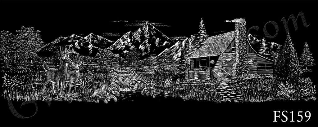 Full Scene Laser Etching