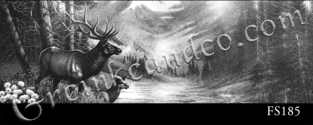 Full Scene Laser Etching