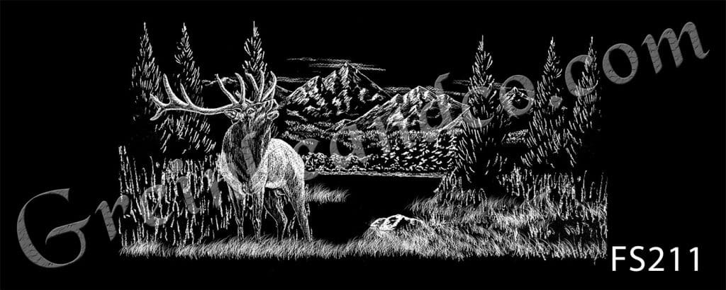 Full Scene Laser Etching